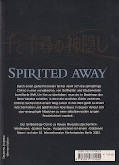 Backcover Spirited Away - Anime Comic 5
