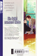 Backcover Ein Spiel namens Liebe 1