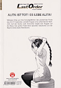 Deutsches Backcover Battle Angel Alita: Last Order 12