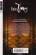 Backcover Fate / Zero 1