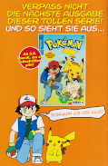 Backcover Pokémon - Anime Comic 1