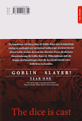 Backcover Goblin Slayer! Year One 8