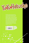 Backcover Yu Yu Hakusho 10