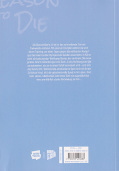 Backcover My Reason to Die 1