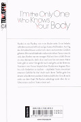 Backcover I’m the only One who knows your Body 1