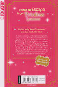 Deutsches Backcover I Want to Escape from Princess Lessons 1