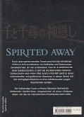 Backcover Spirited Away - Anime Comic 2