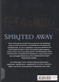 Backcover Spirited Away - Anime Comic 3