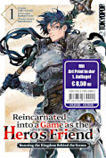 Frontcover Reincarnated into a Game as the Hero&rsquo;s Friend 1
